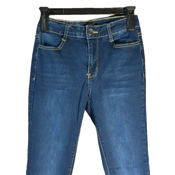 Serpentine Dark Blue Skinny Jeans Size 4 - Picture 2 of 5